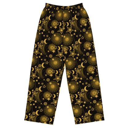 Star and Moon Wide-leg Pants