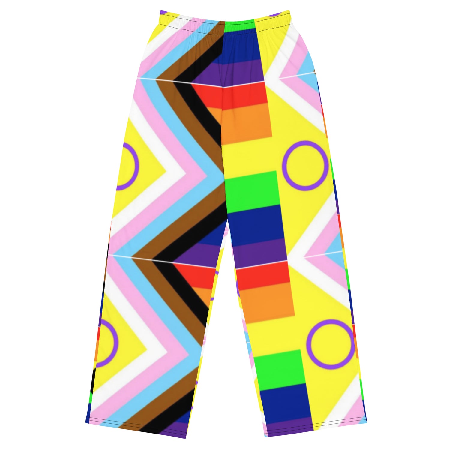 Pantalones anchos con inclusión de Pride Intersex