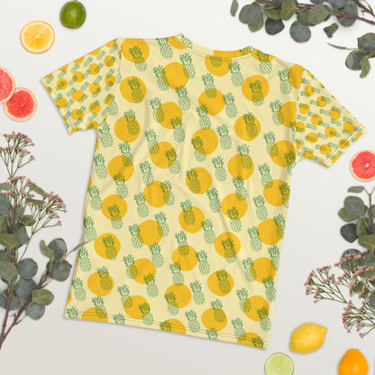 T-shirt Yellow with Pineapple