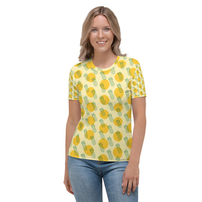 T-shirt Yellow with Pineapple