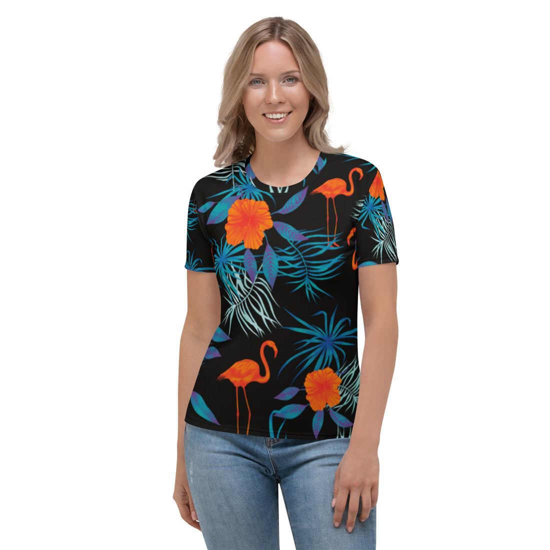 Camiseta Flamingo Floral