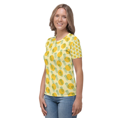 T-shirt Yellow with Pineapple