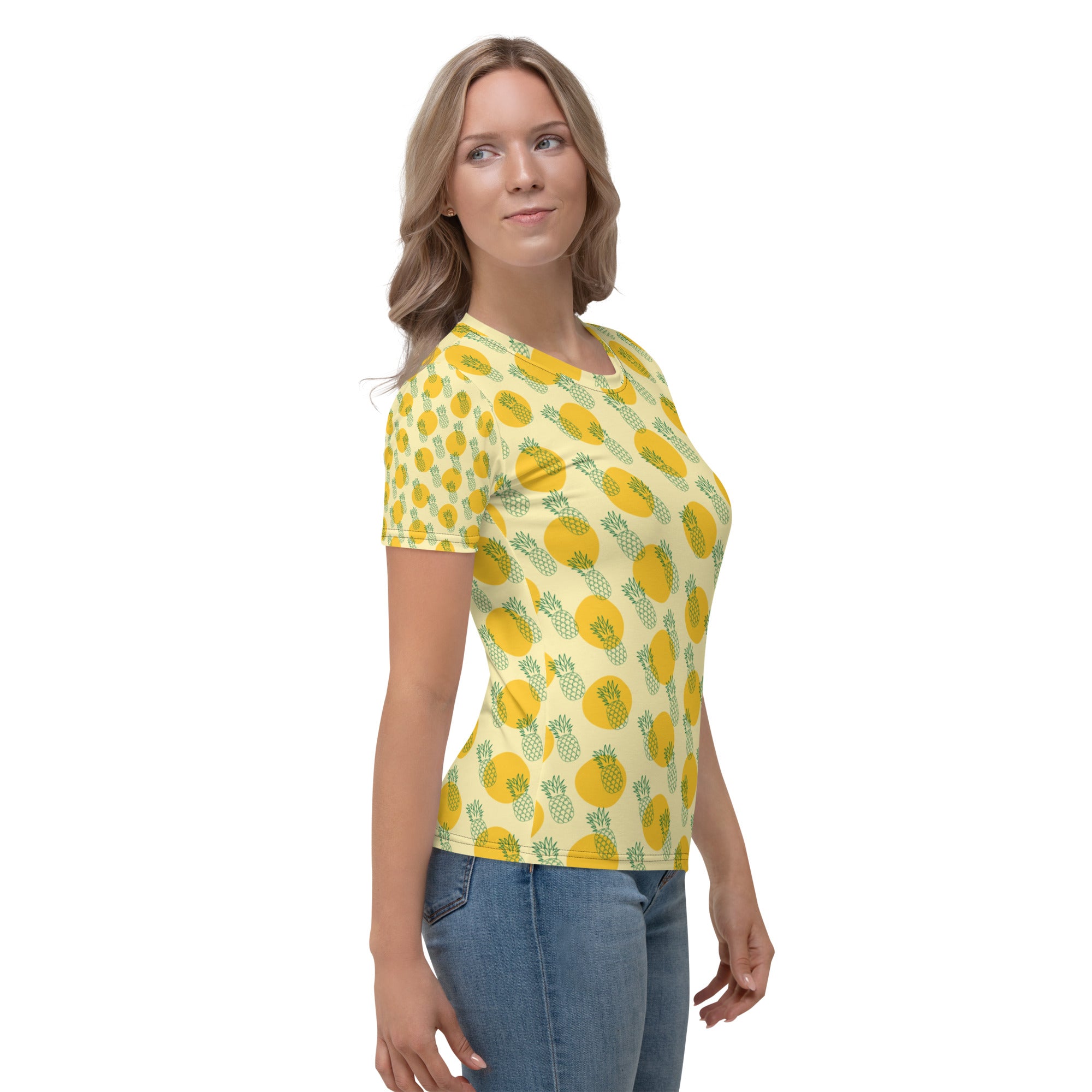 T-shirt Yellow with Pineapple