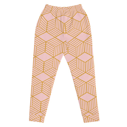 Joggers Geometric Light Pink