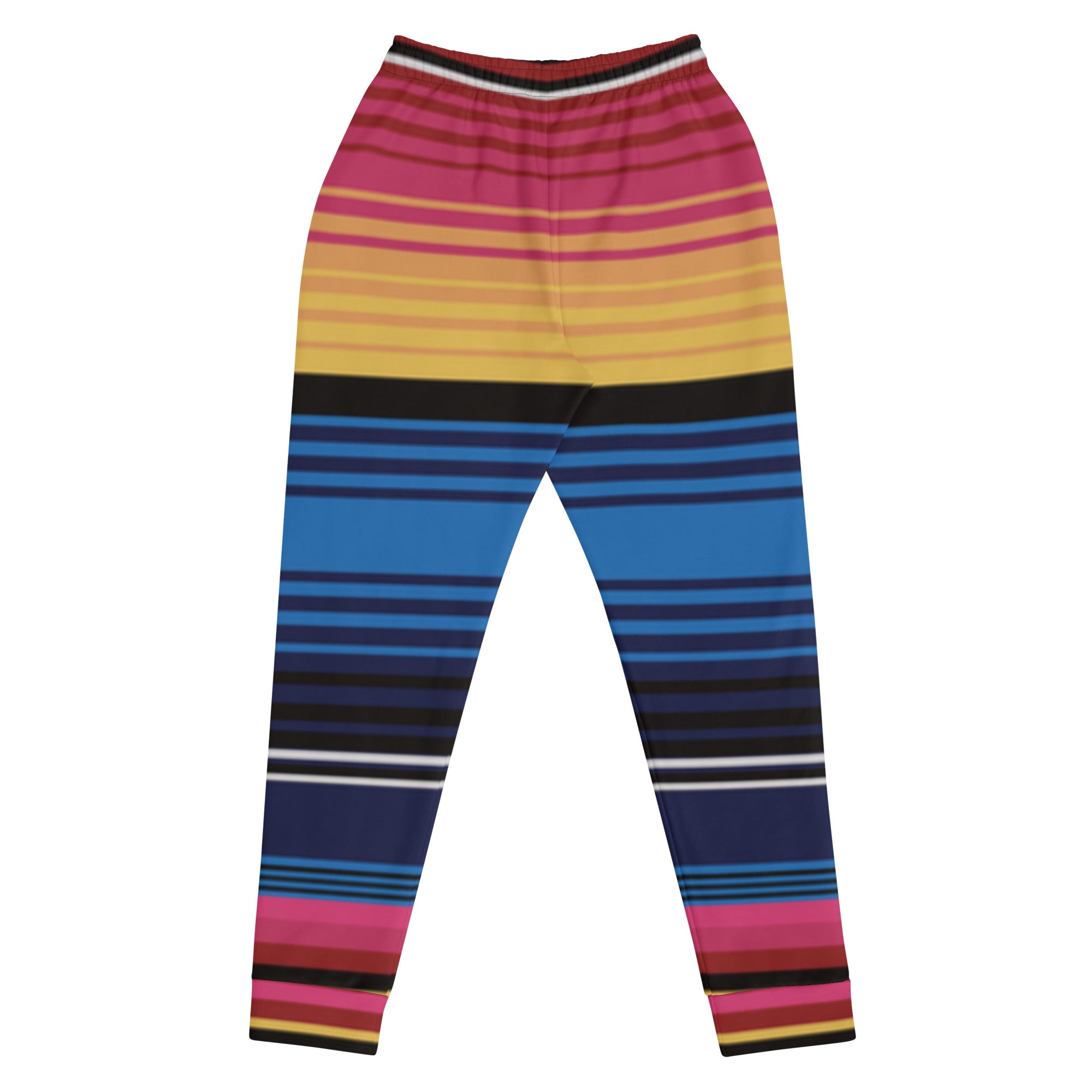 Matching Joggers with colored stripes