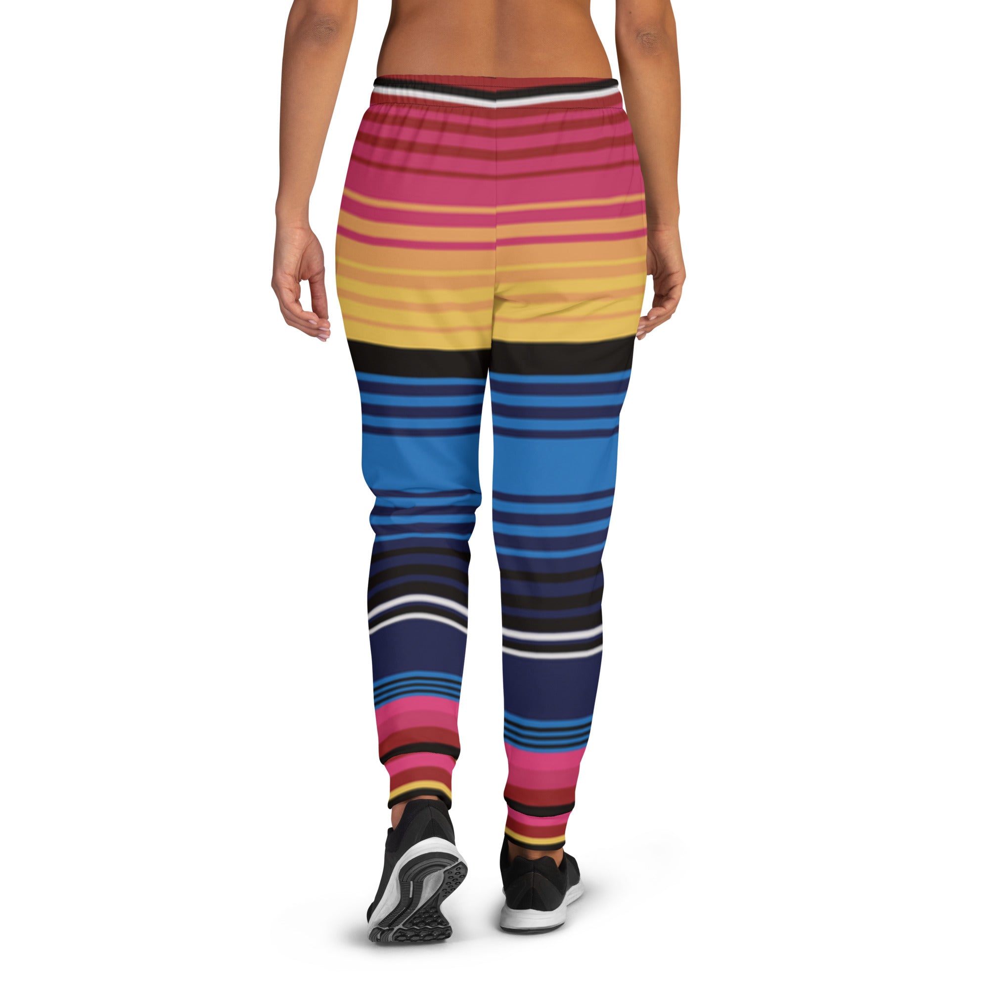 Joggers a juego con rayas de colores