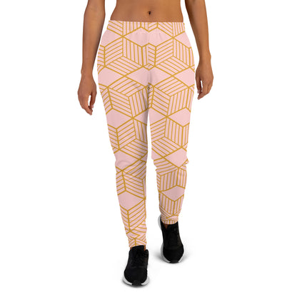 Joggers Geometric Light Pink