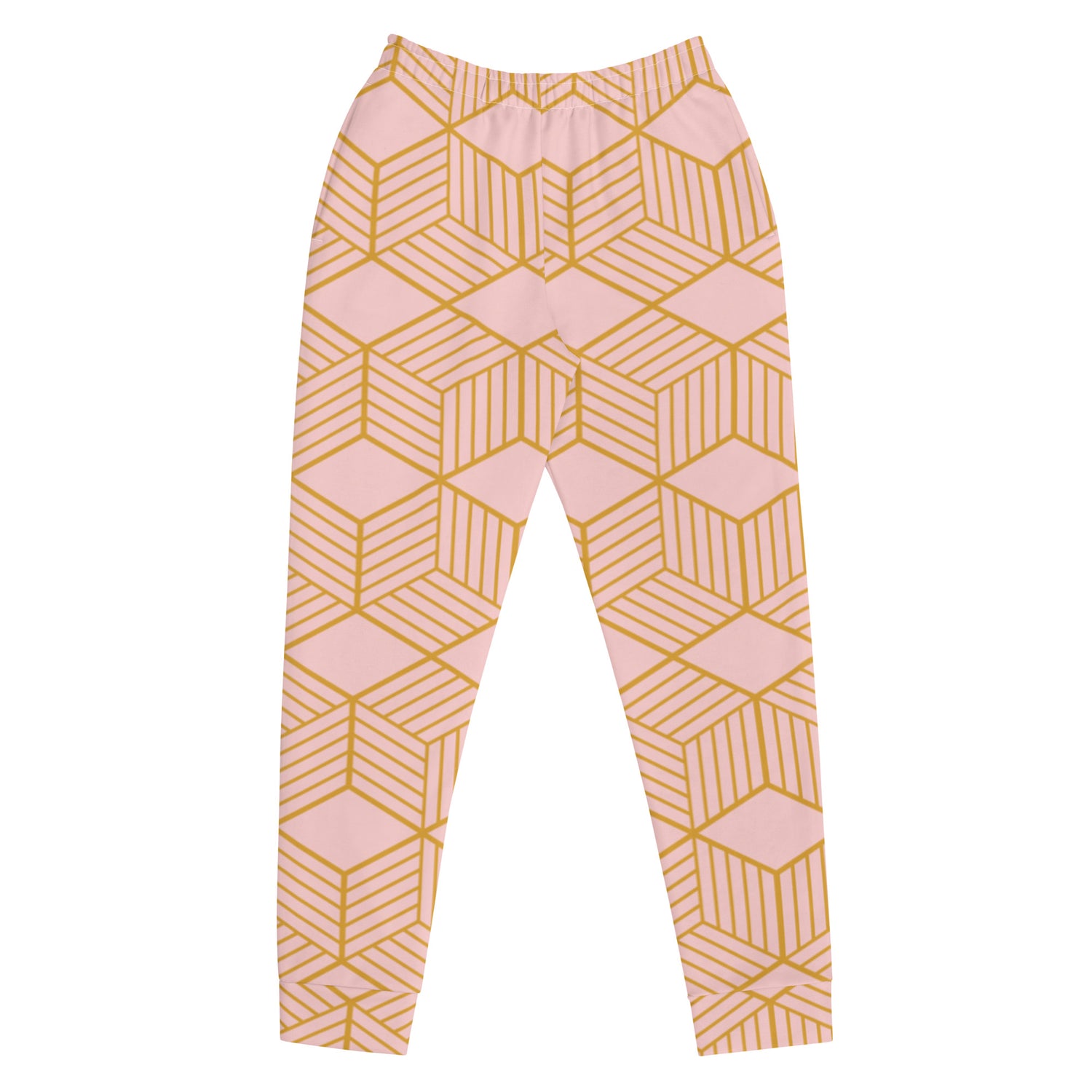 Joggers Geométrico Rosa Claro