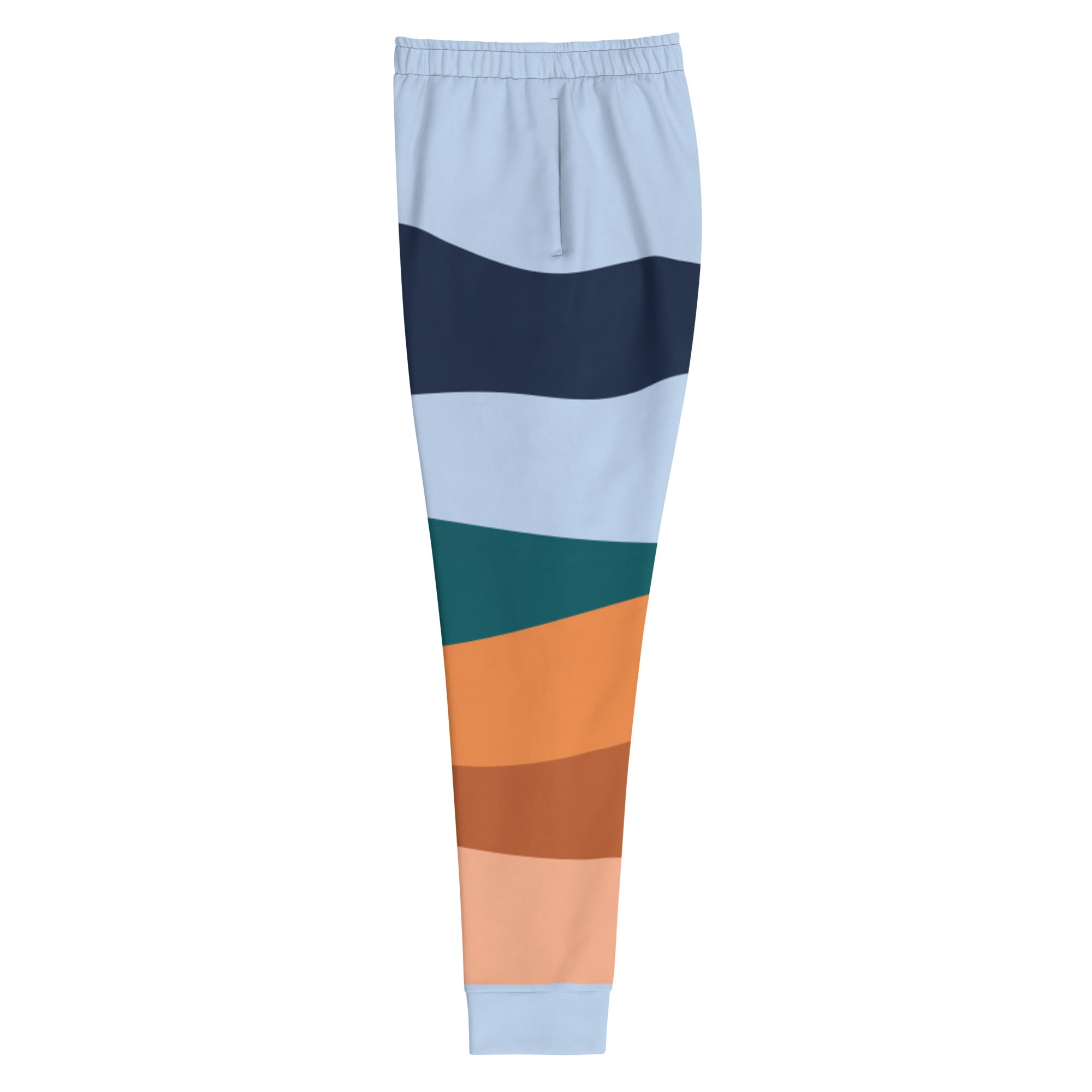 Jogger Celeste con Rayas