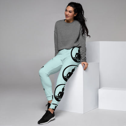 Joggers Light Blue with Buddha