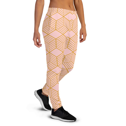 Joggers Geometric Light Pink