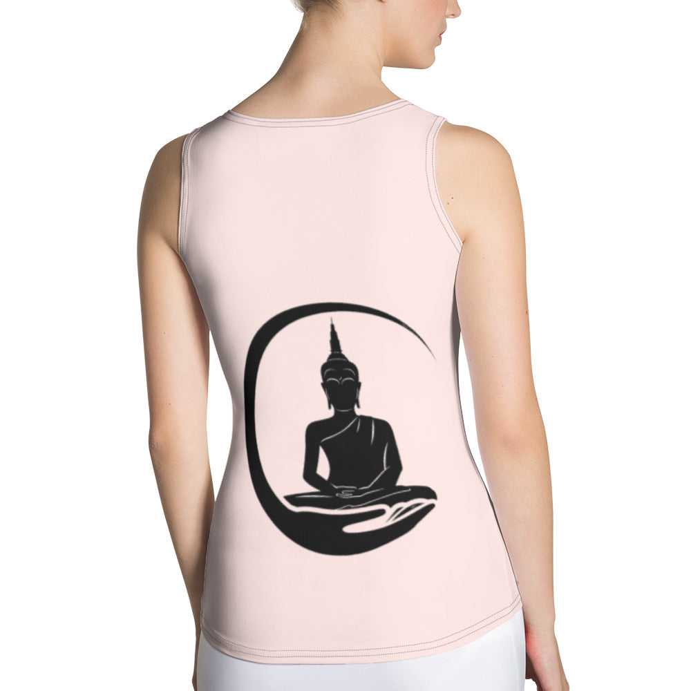 Sublimation Cut &amp; Sew Tank Top Buddha