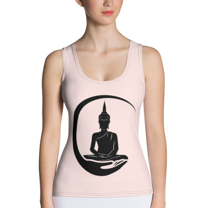 Sublimation Cut &amp; Sew Tank Top Buddha