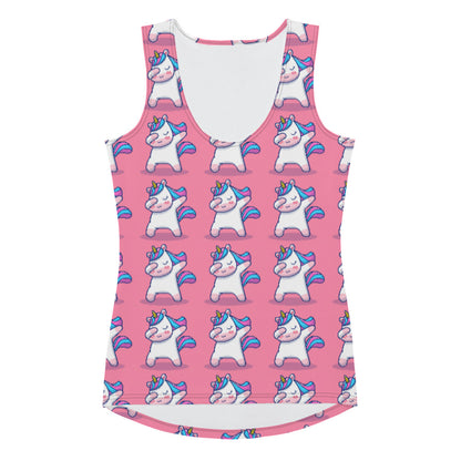 Sublimation Cut &amp; Sew Tank Top Unicorn