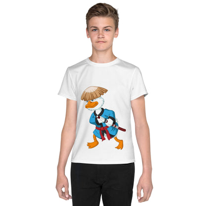 Camiseta juvenil cuello redondo Funny duck