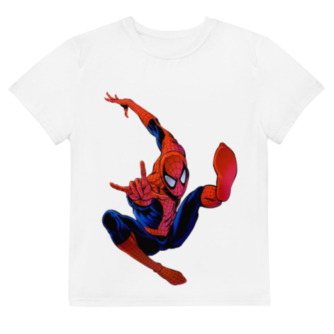 Camiseta juvenil com gola redonda Homem Aranha