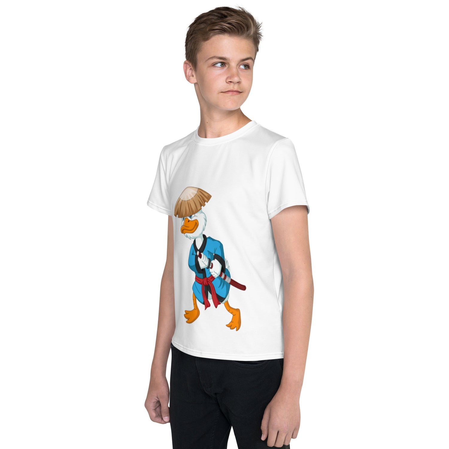 Camiseta juvenil cuello redondo Funny duck