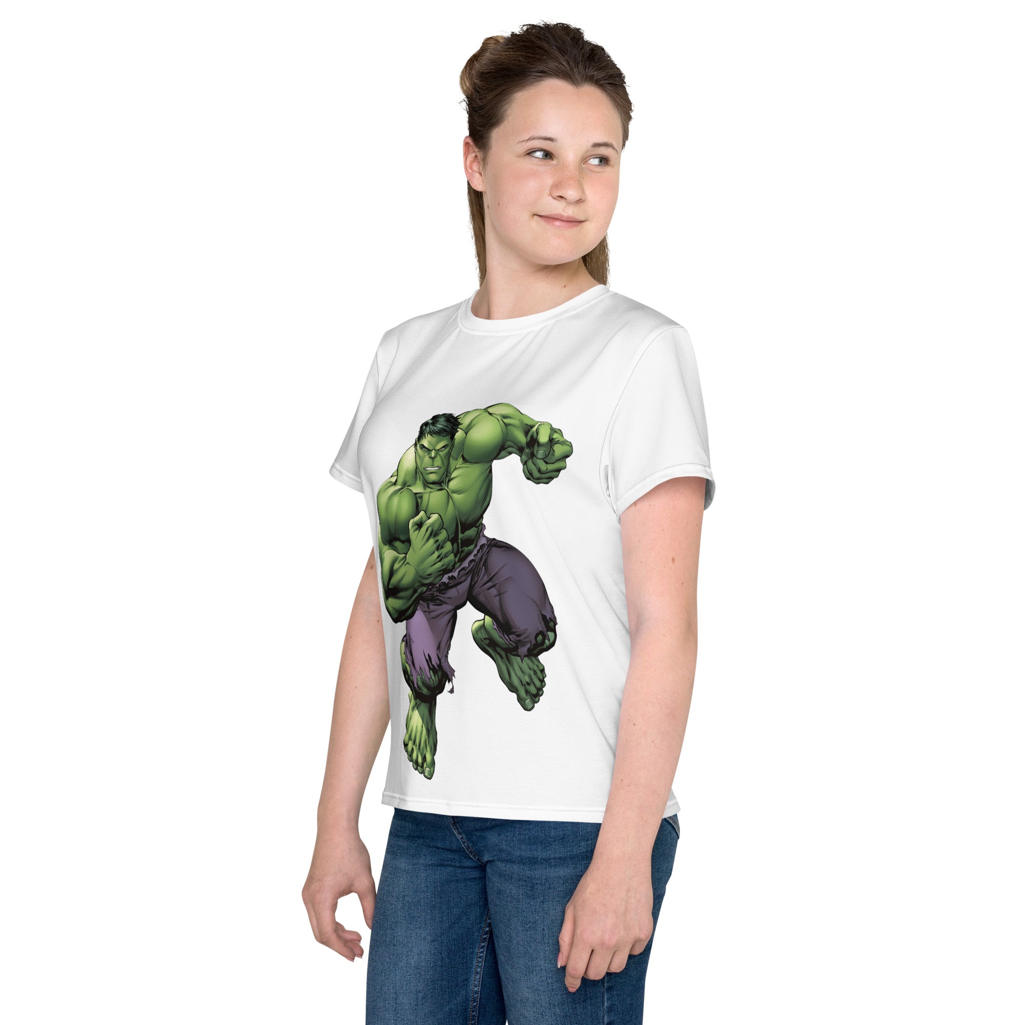 Youth crew neck t-shirt Hulk