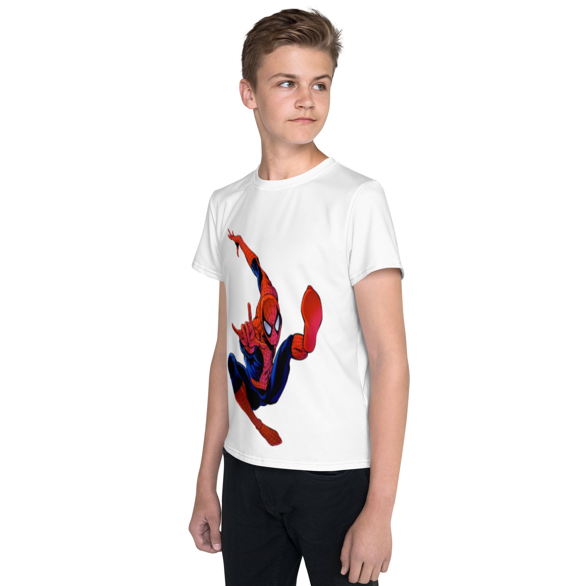 Camiseta juvenil cuello redondo Spider man