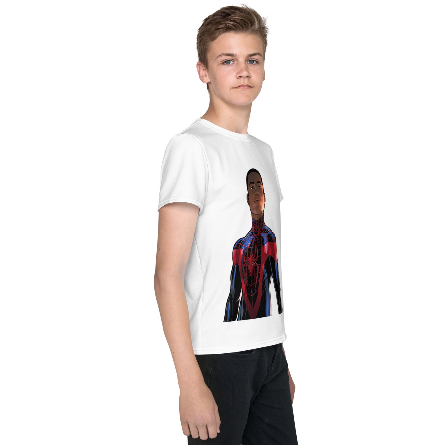 Camiseta juvenil cuello redondo Spider man