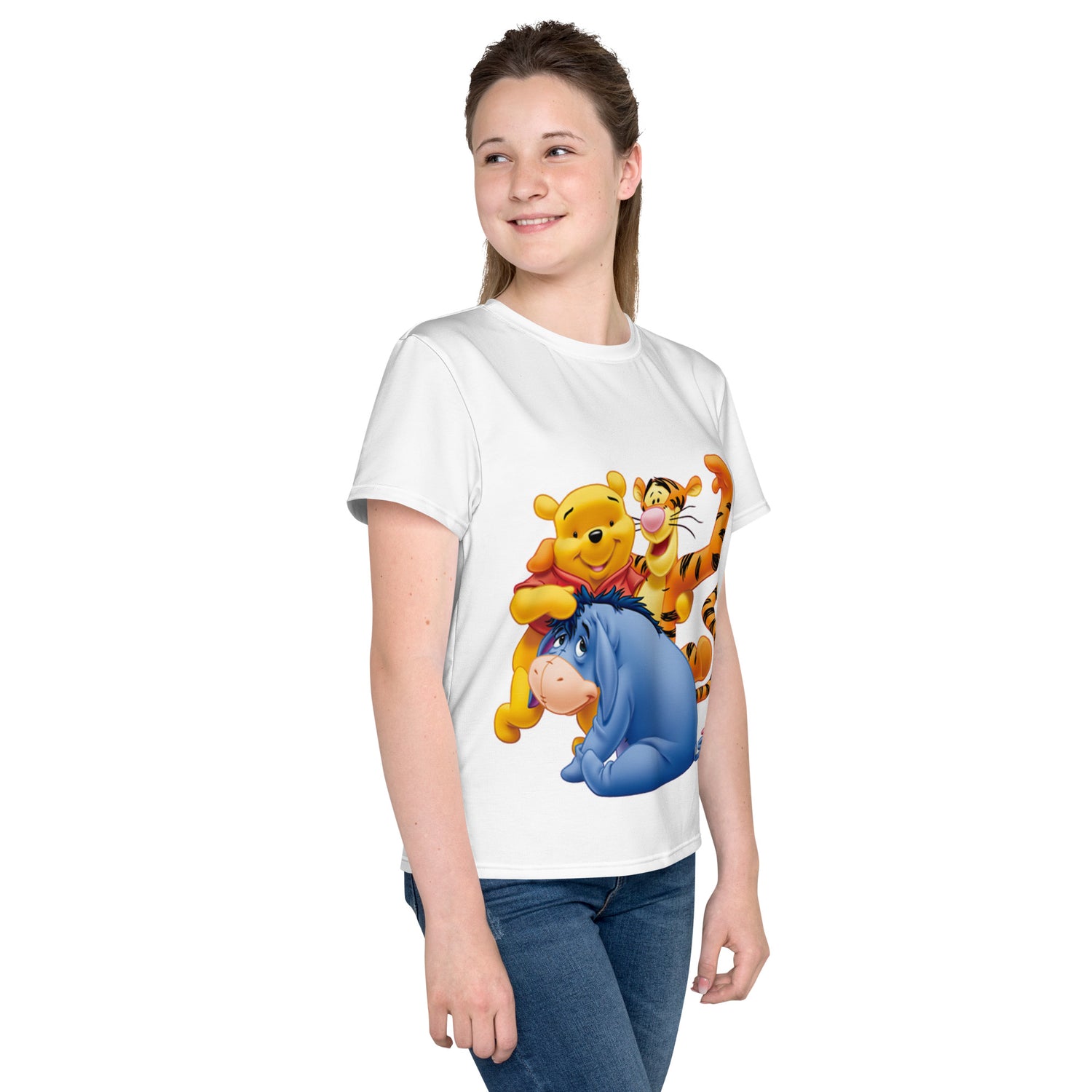 Youth crew neck t-shirt timao and pumbaa