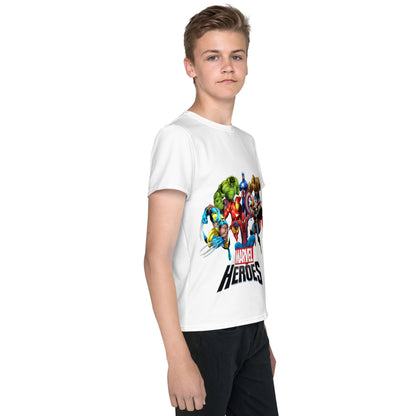 Youth crew neck t-shirt Super heroes