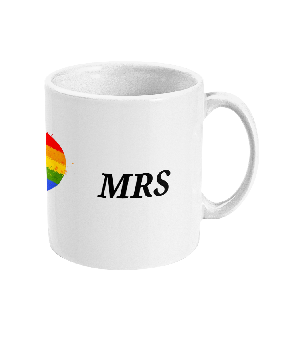 Mugs MRS &amp; MRS Lesbian LGBTQIA+