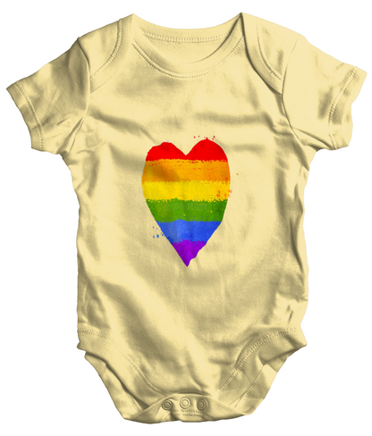 Baby Grow Rainbow Heart