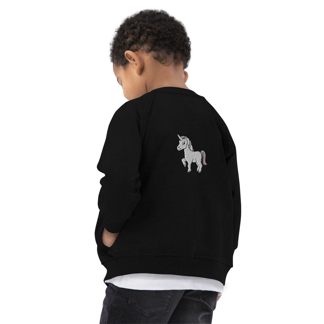 Baby Organic Bomber Jacket Unicorn