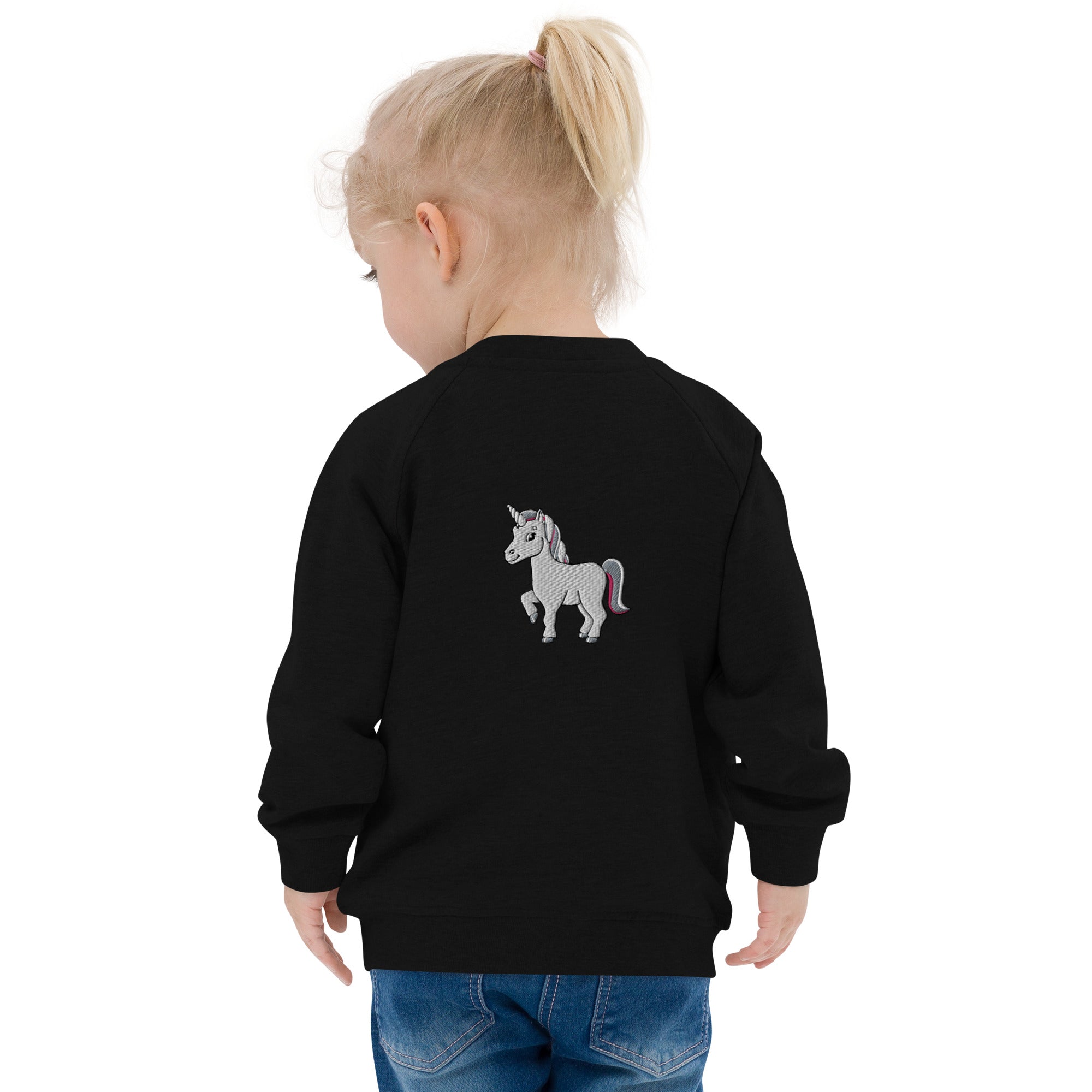 Baby Organic Bomber Jacket Unicorn