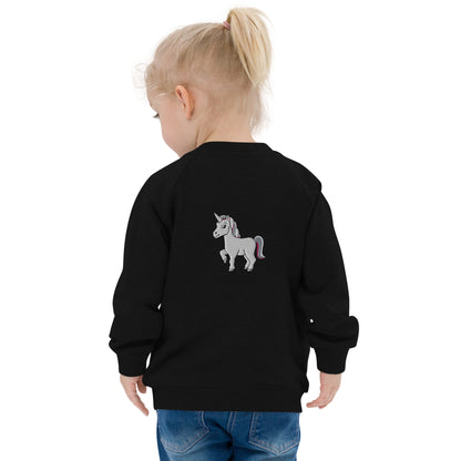 Baby Organic Bomber Jacket Unicorn