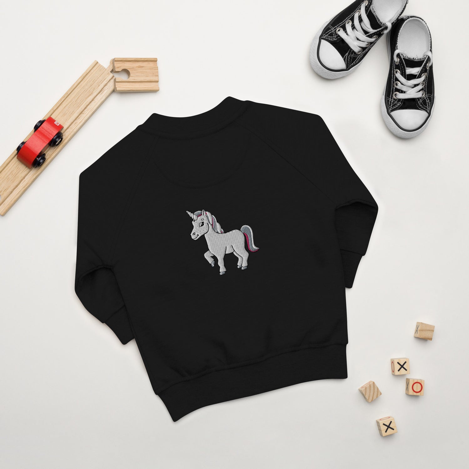 Baby Organic Bomber Jacket Unicorn