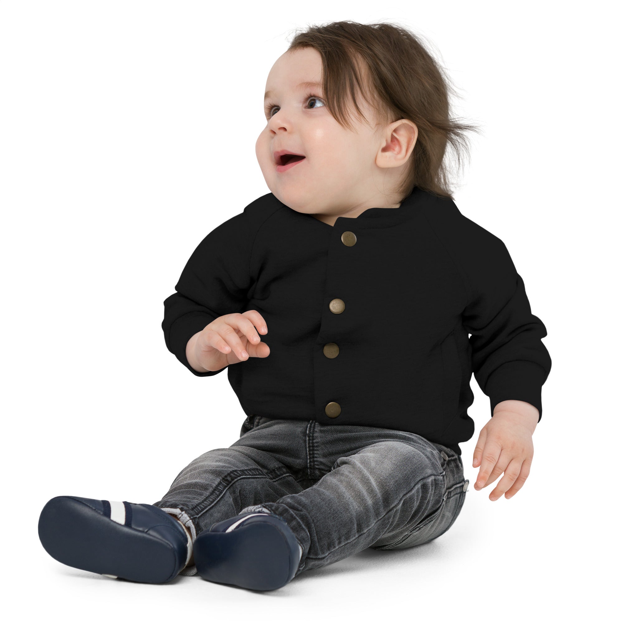 Baby Organic Bomber Jacket Unicorn