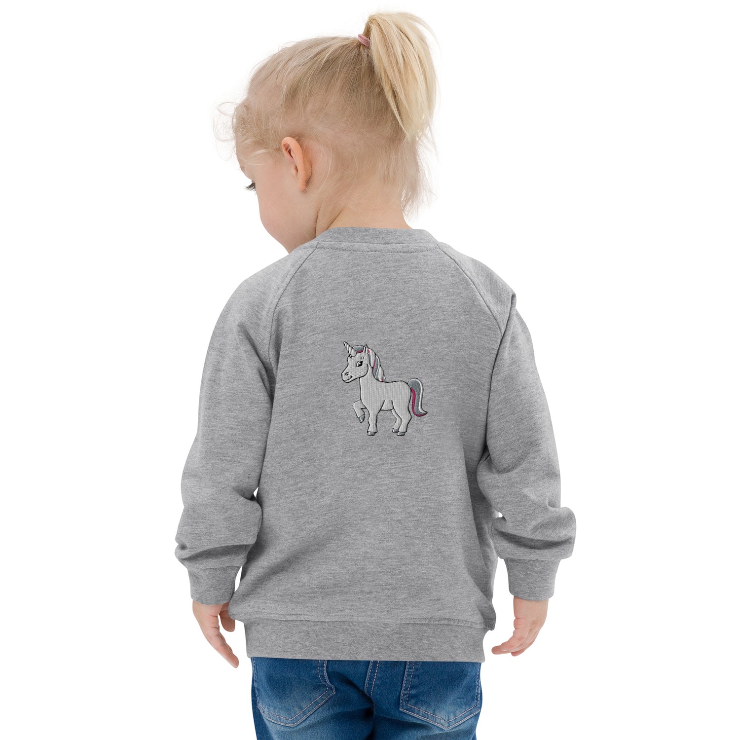 Baby Organic Bomber Jacket Unicorn