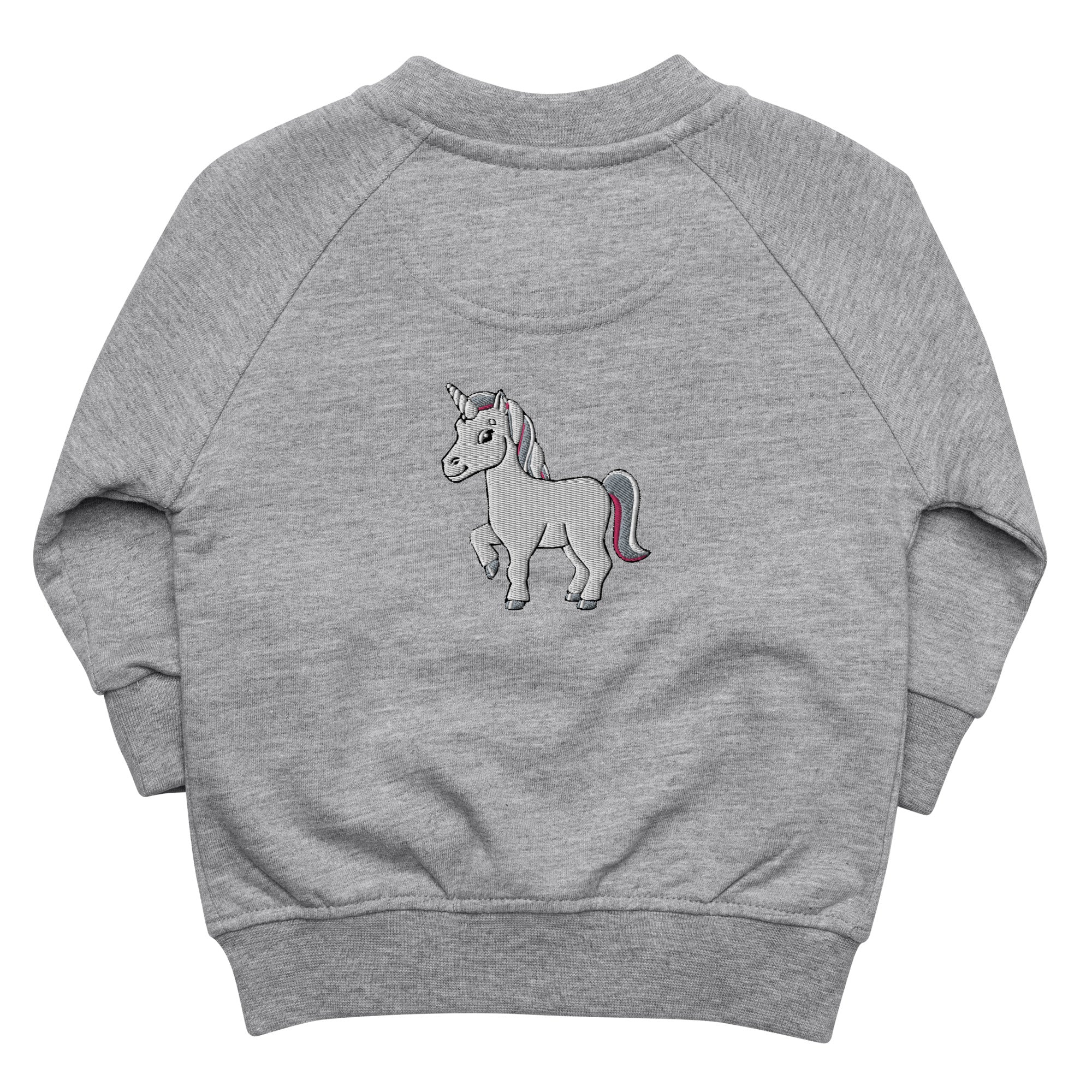 Baby Organic Bomber Jacket Unicorn