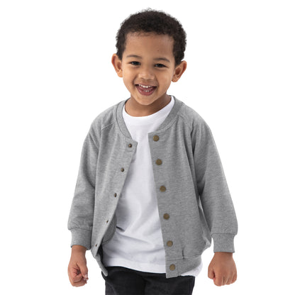 Baby Organic Bomber Jacket Unicorn