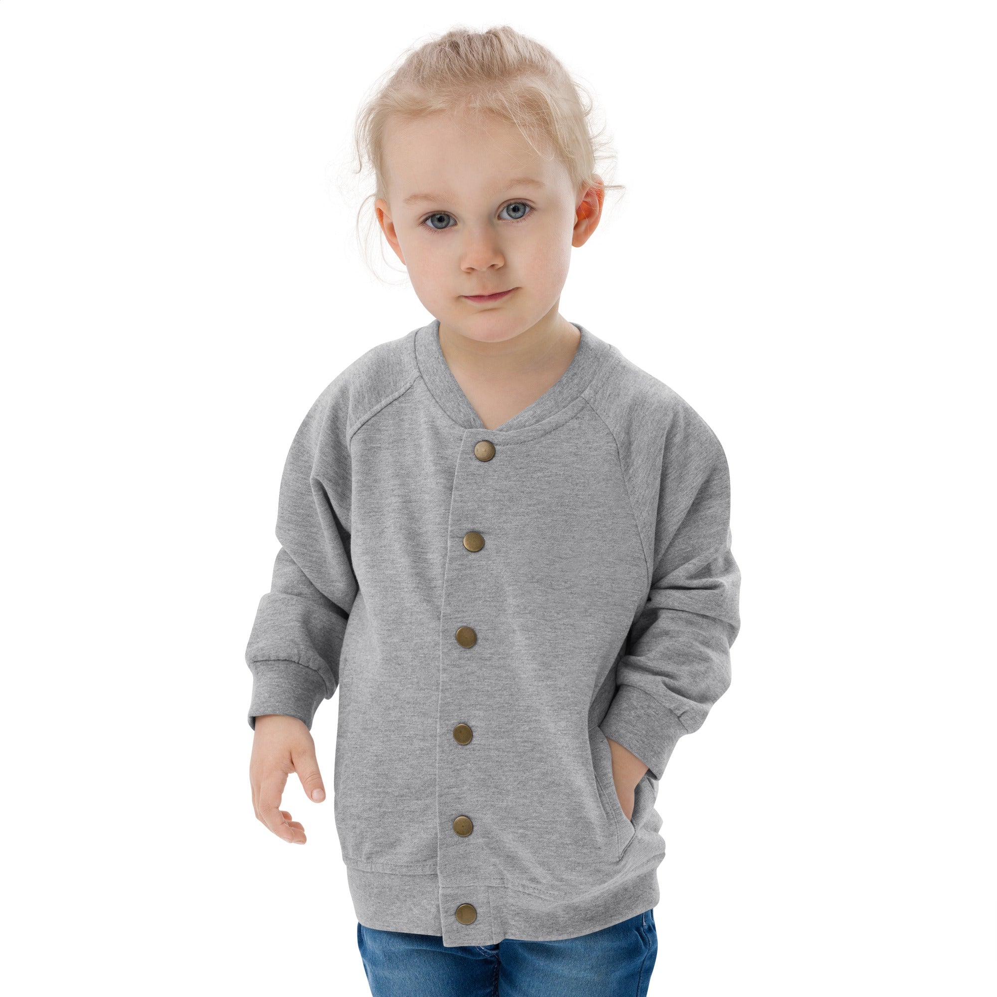 Baby Organic Bomber Jacket Unicorn