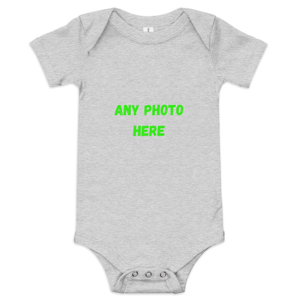 Baby short sleeve one piece Upload your Design