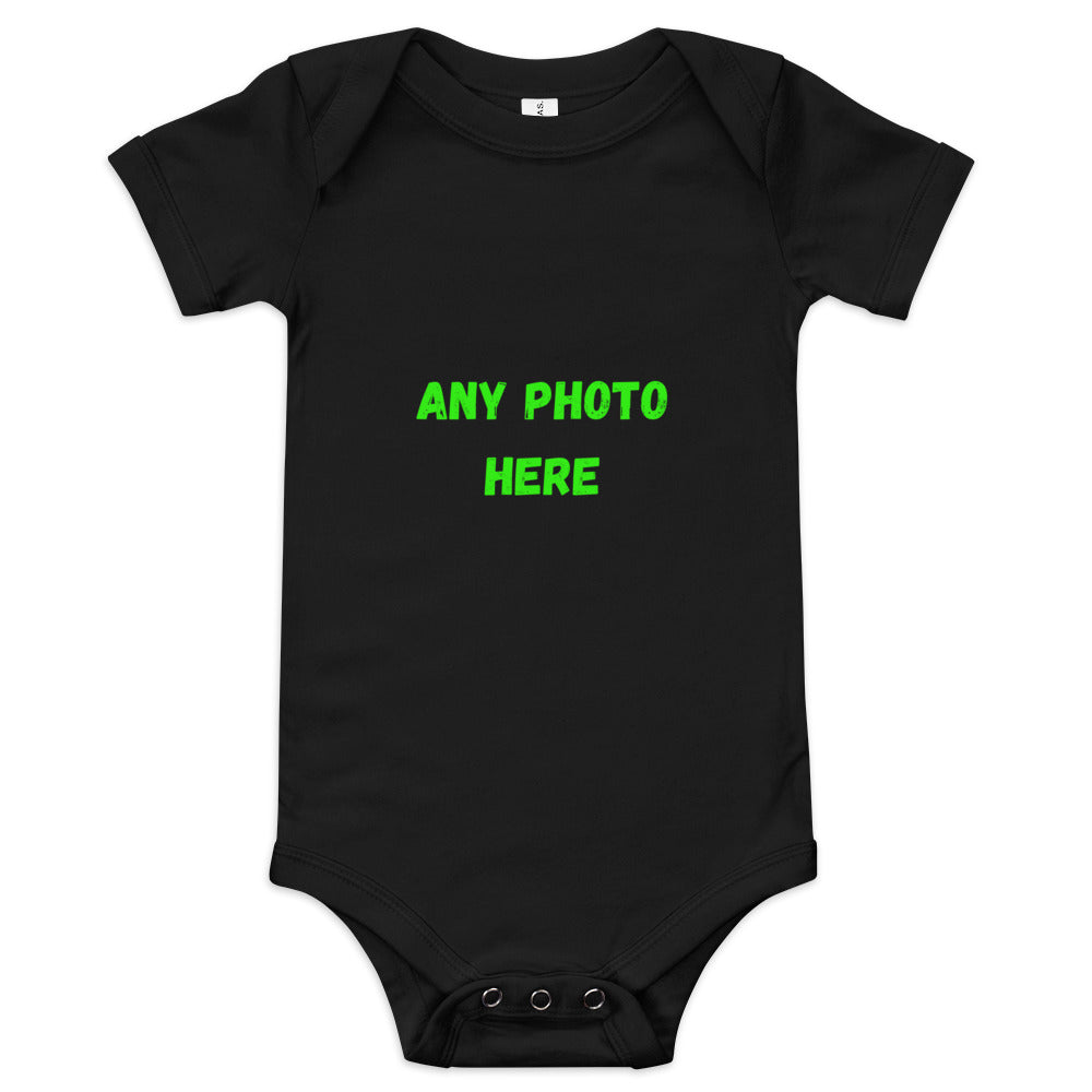 Baby short sleeve one piece Upload your Design