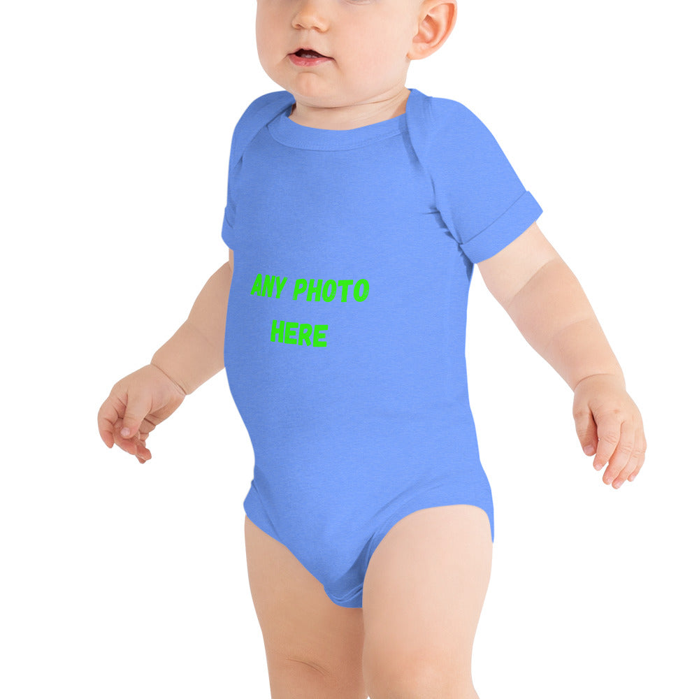 Baby short sleeve one piece Upload your Design