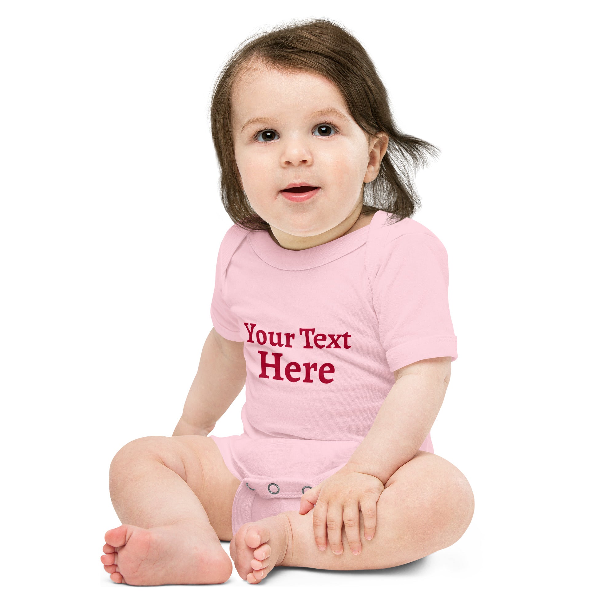 Baby short sleeve one piece create your own design