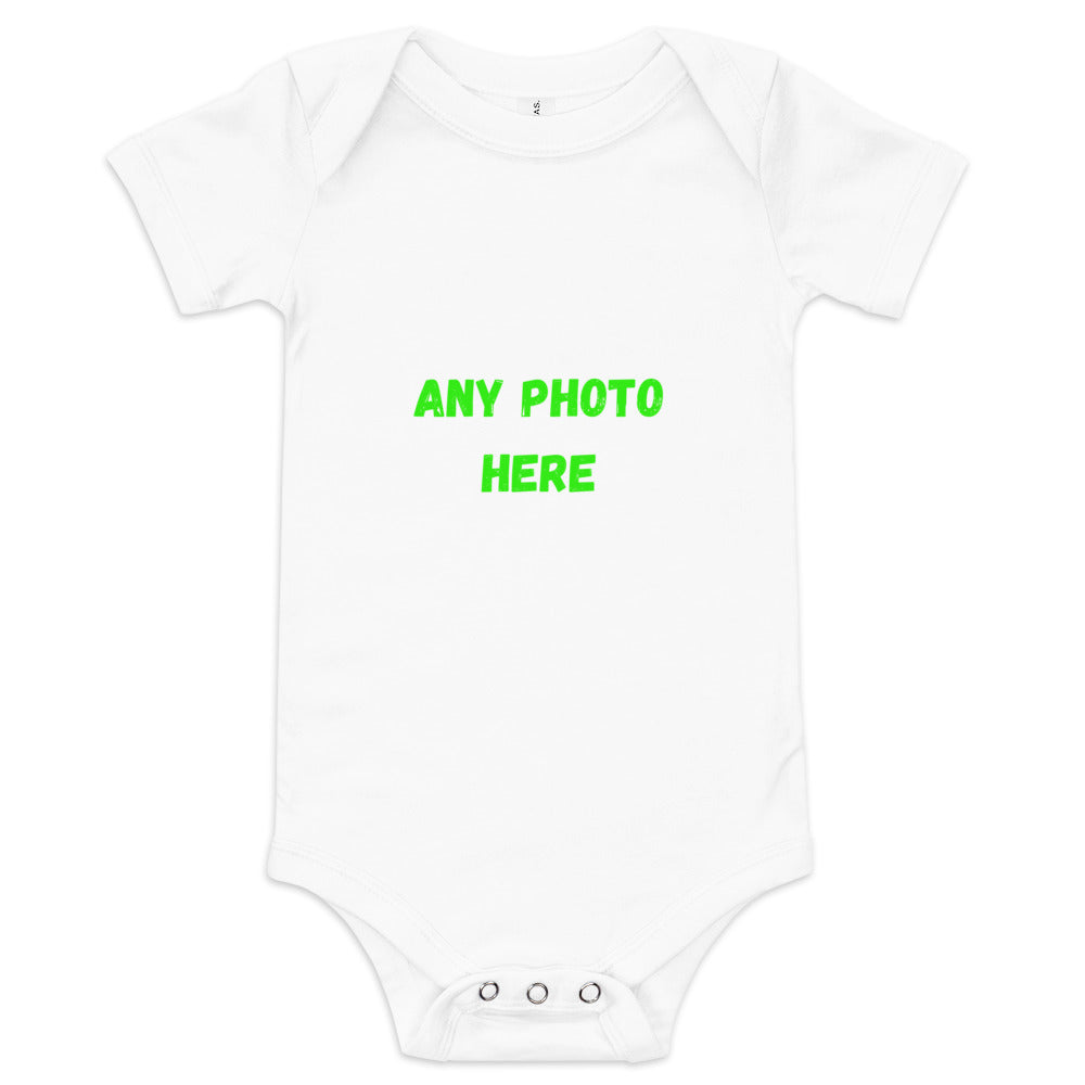 Baby short sleeve one piece Upload your Design