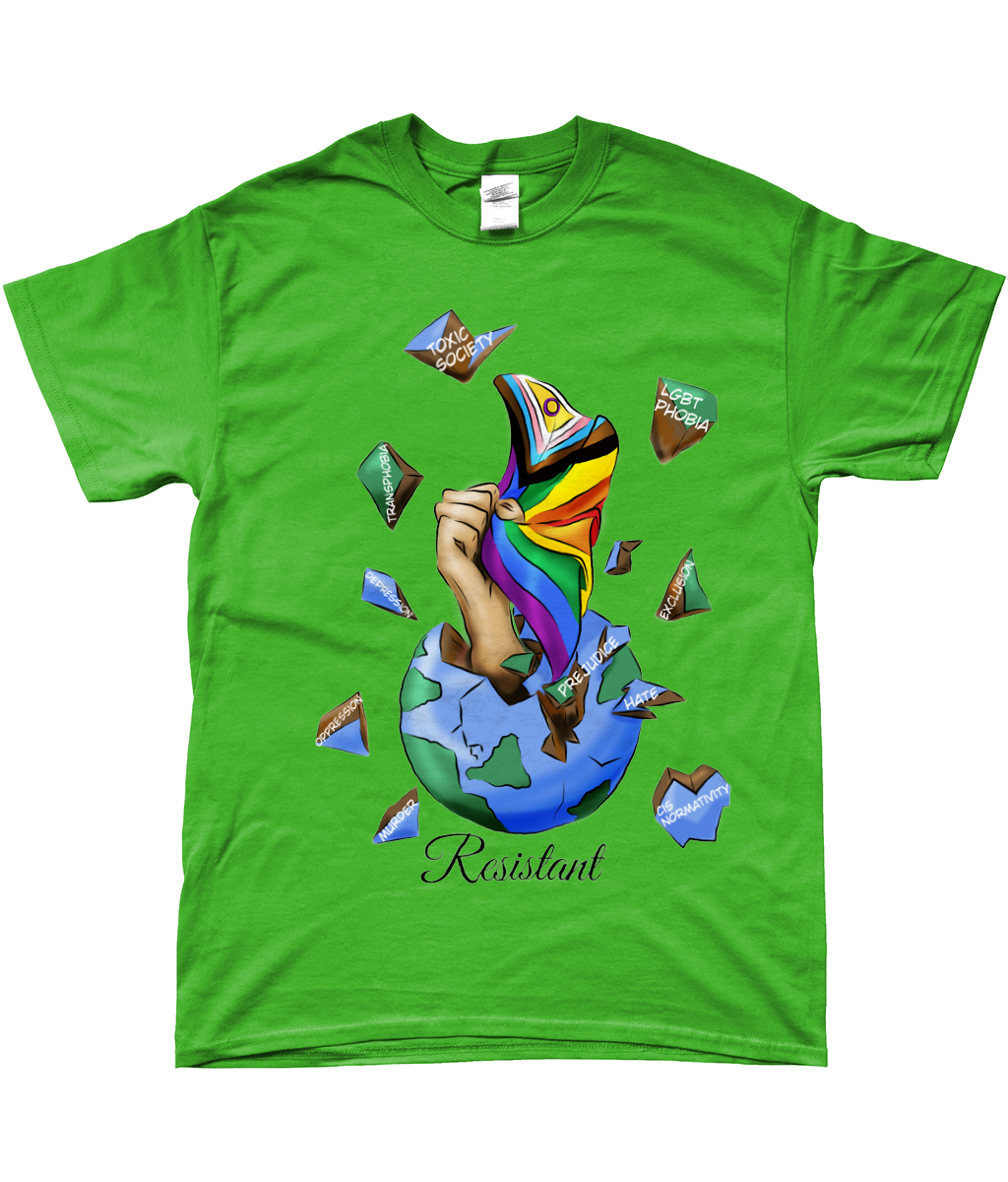 Camiseta Planeta Resistente LGBTQIA+