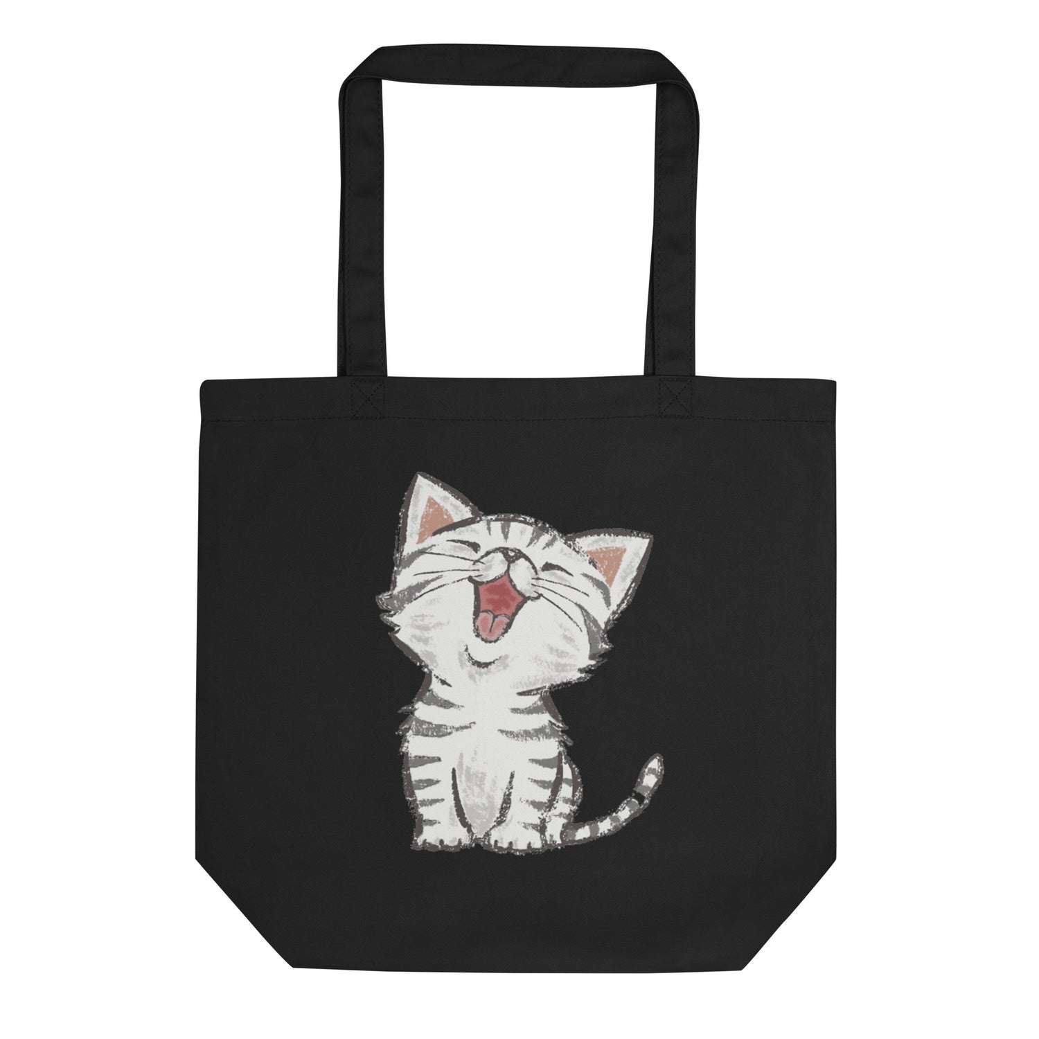 Organic Eco Tote Bag Cat Lovers