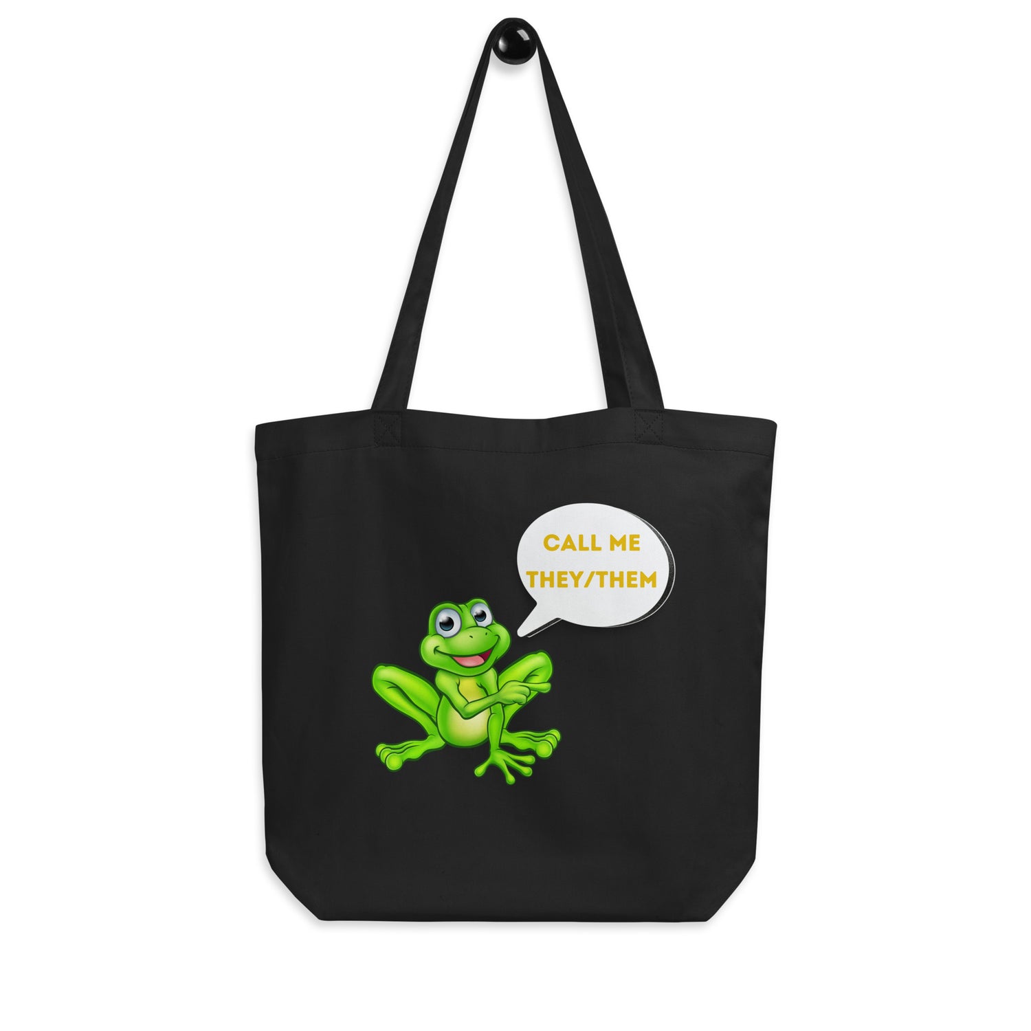 Eco Tote Bag Call me They Them