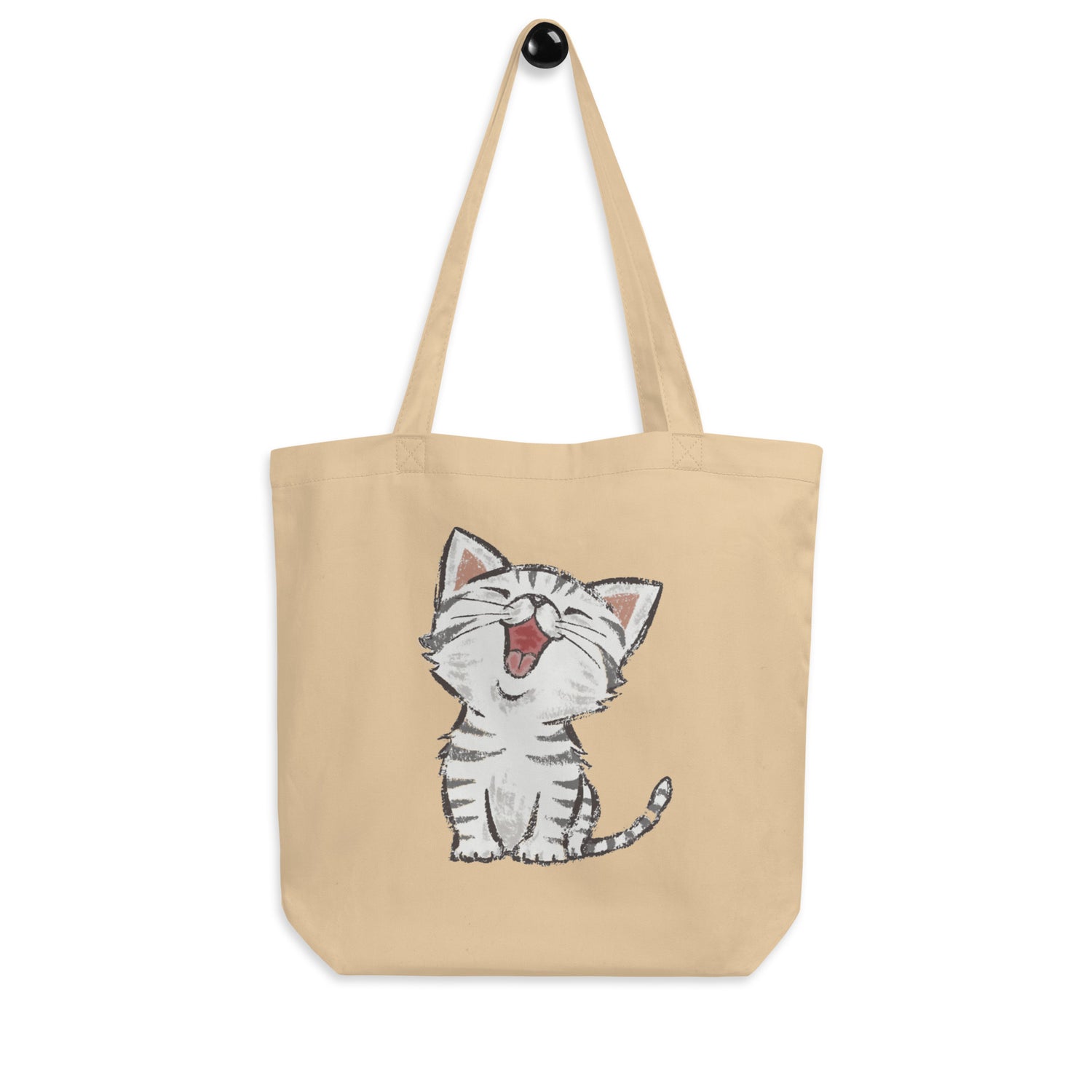 Organic Eco Tote Bag Cat Lovers