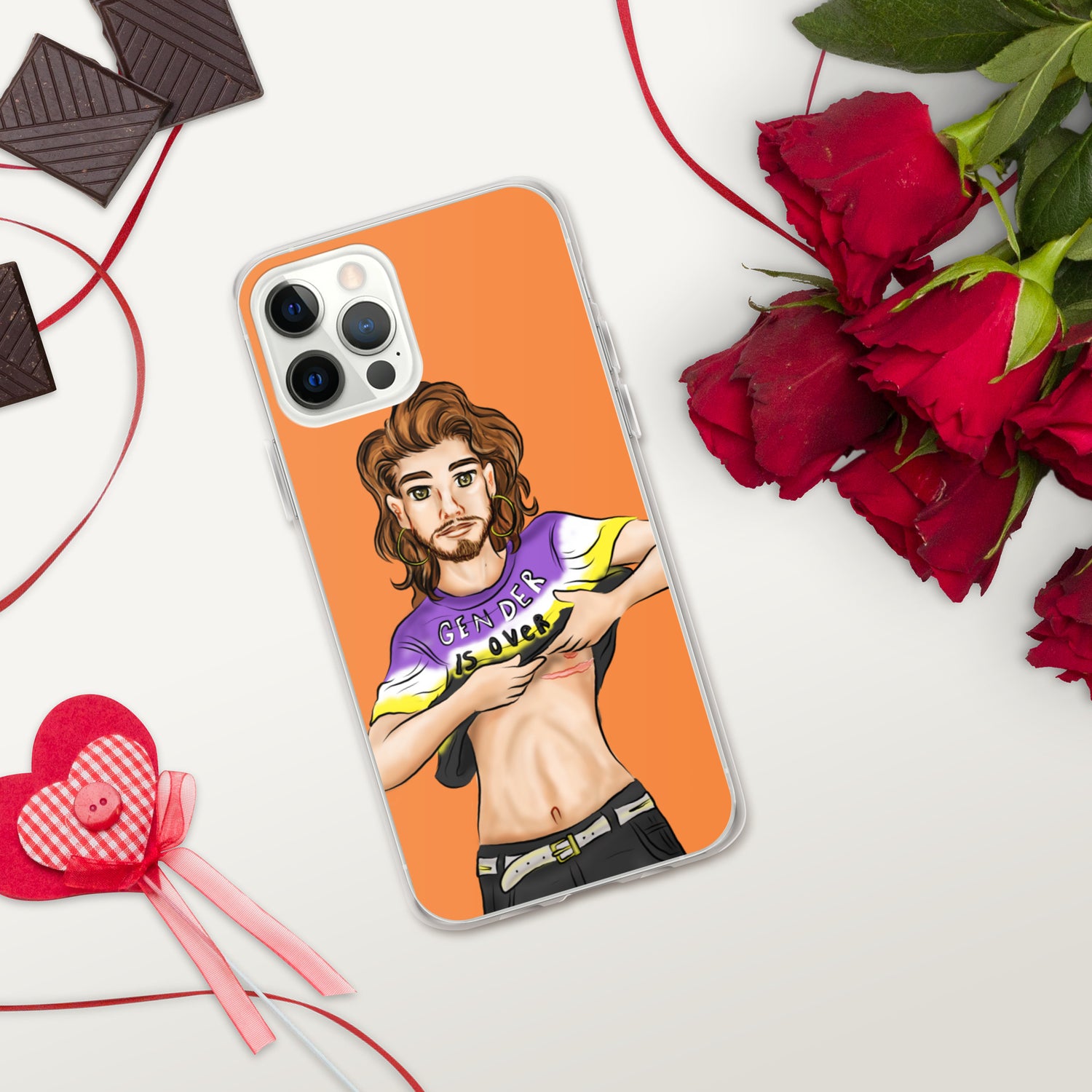 Funda para iPhone Naranja El género ha terminado