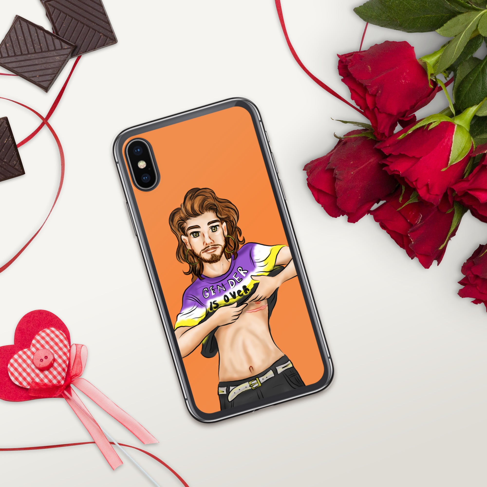 Funda para iPhone Naranja El género ha terminado