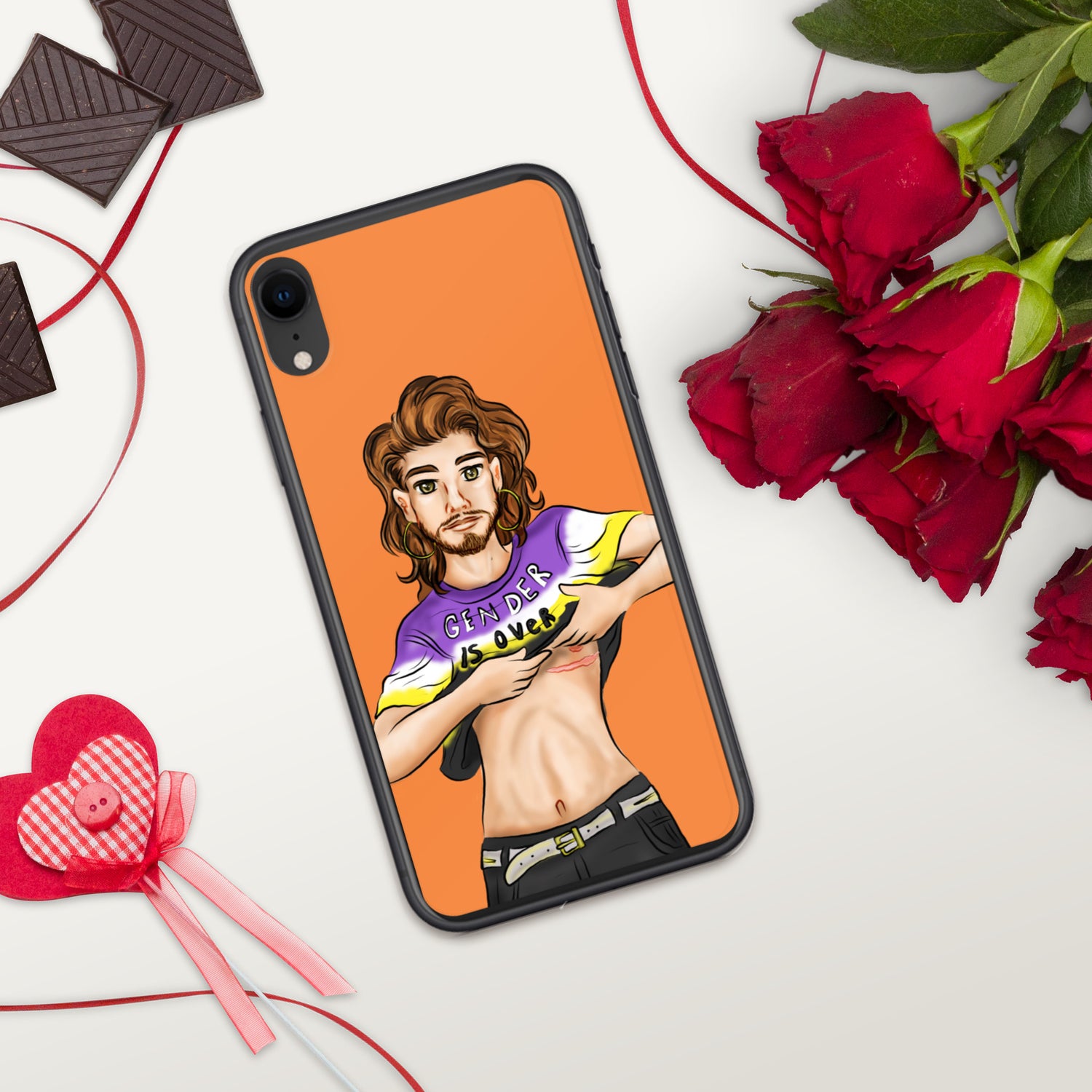 Funda para iPhone Naranja El género ha terminado