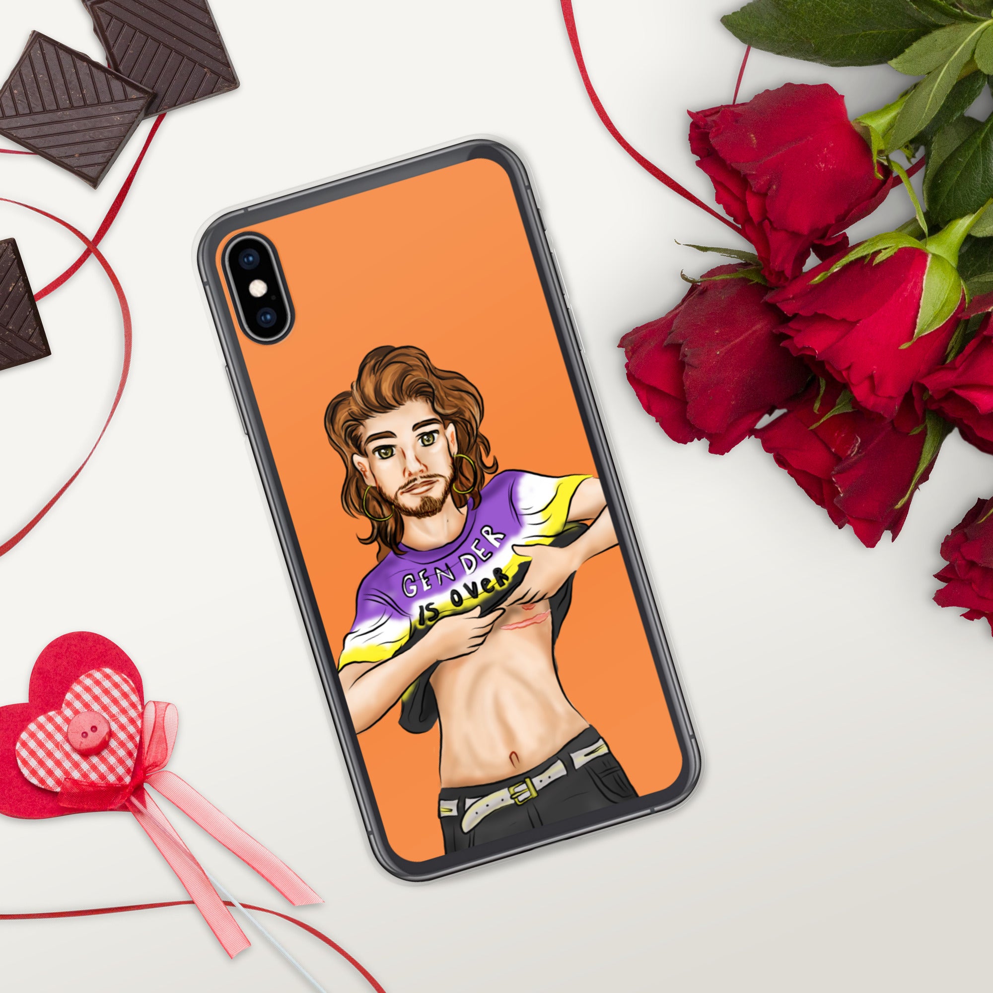 Funda para iPhone Naranja El género ha terminado